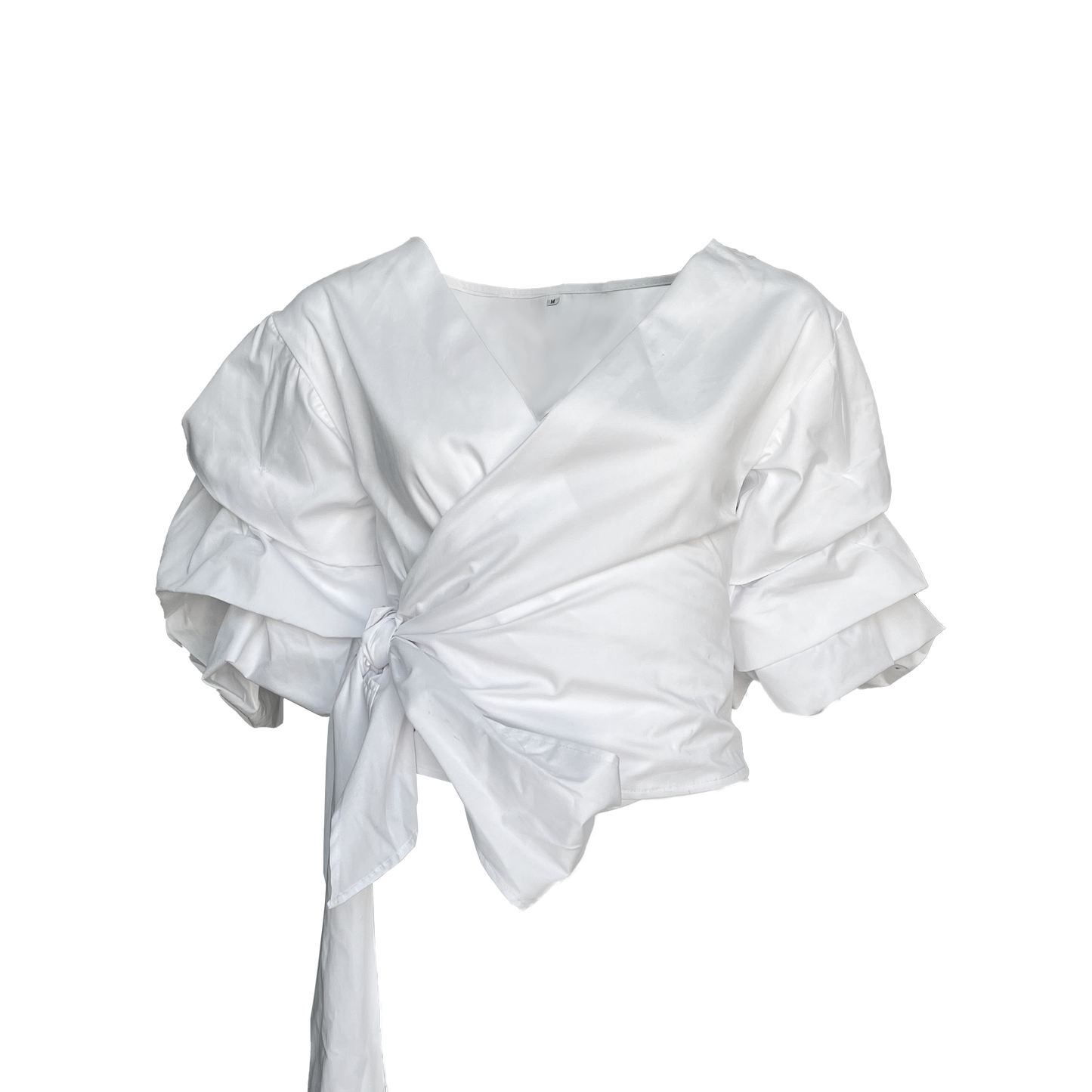 White Wrap Blouse