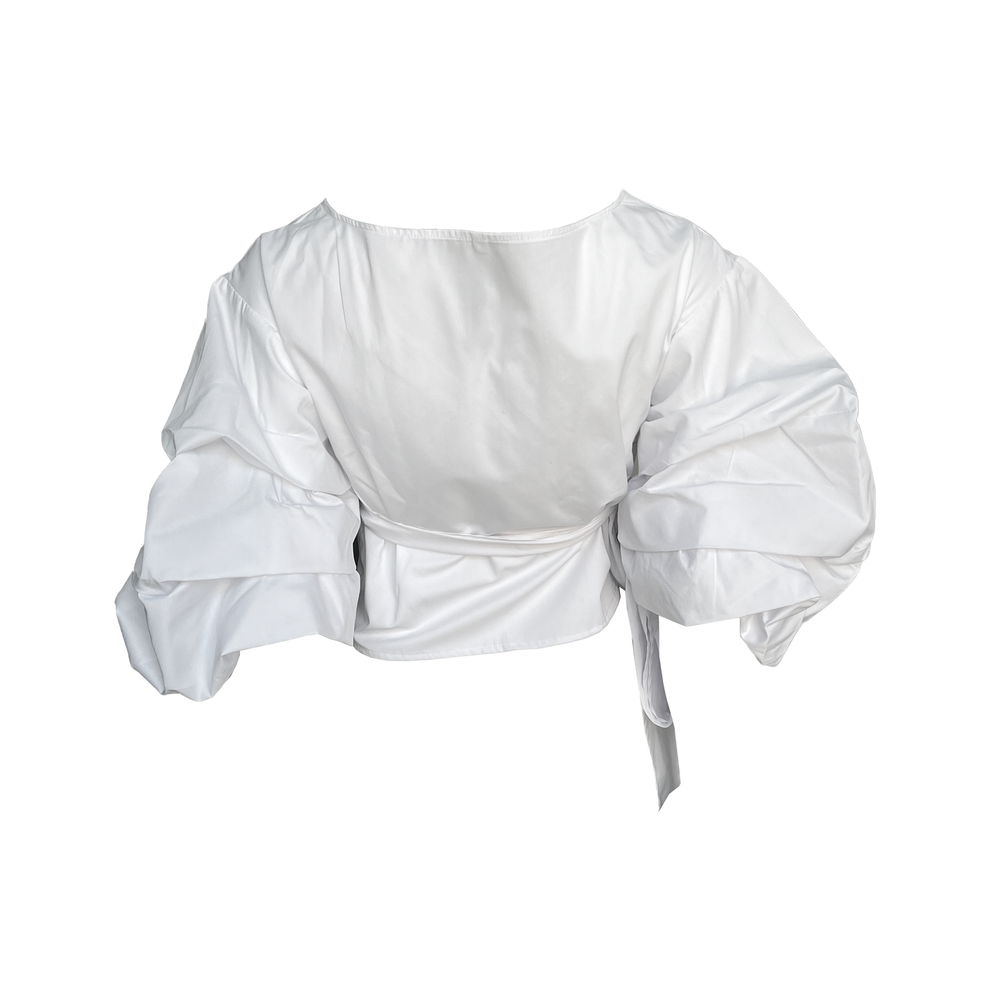 White Wrap Blouse