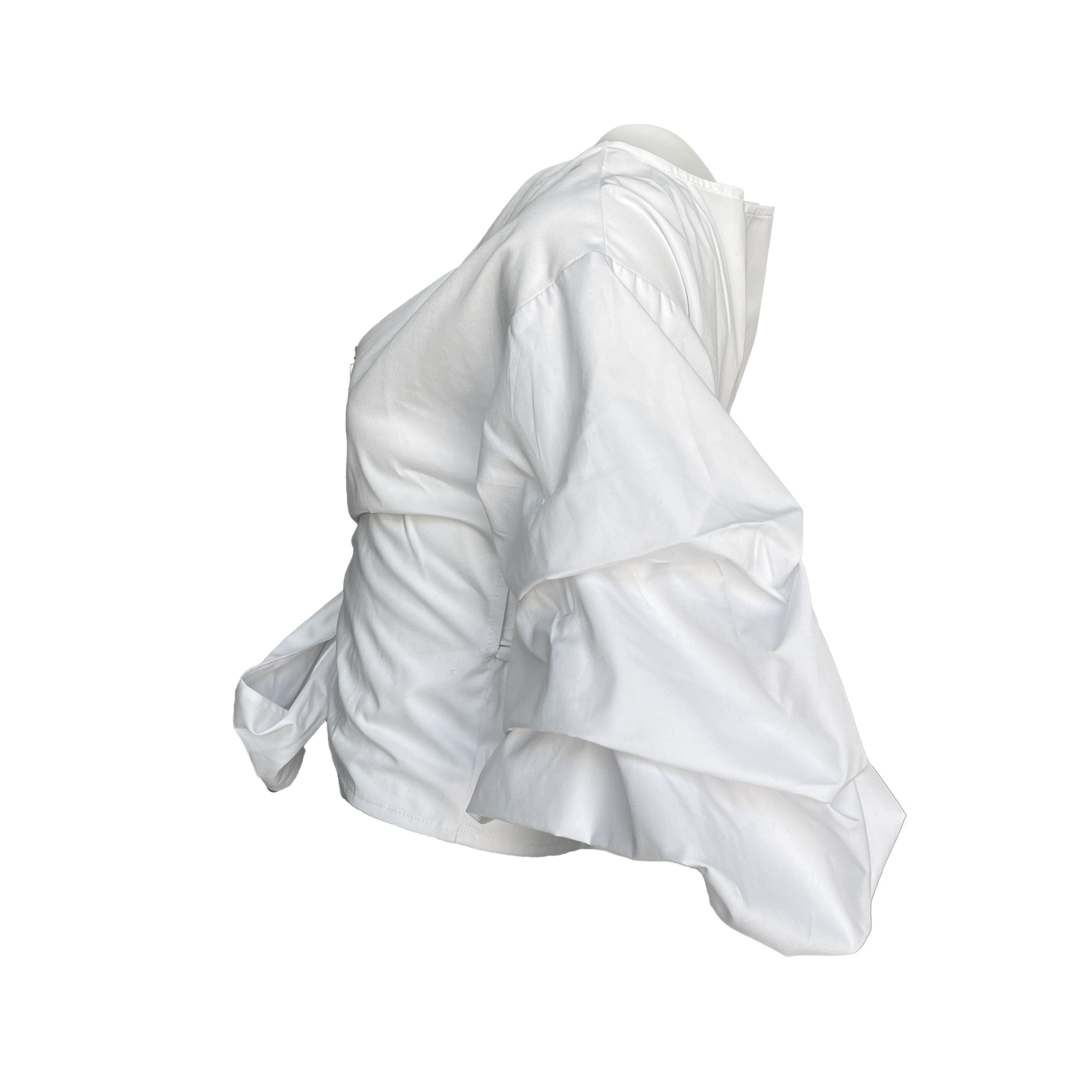 White Wrap Blouse